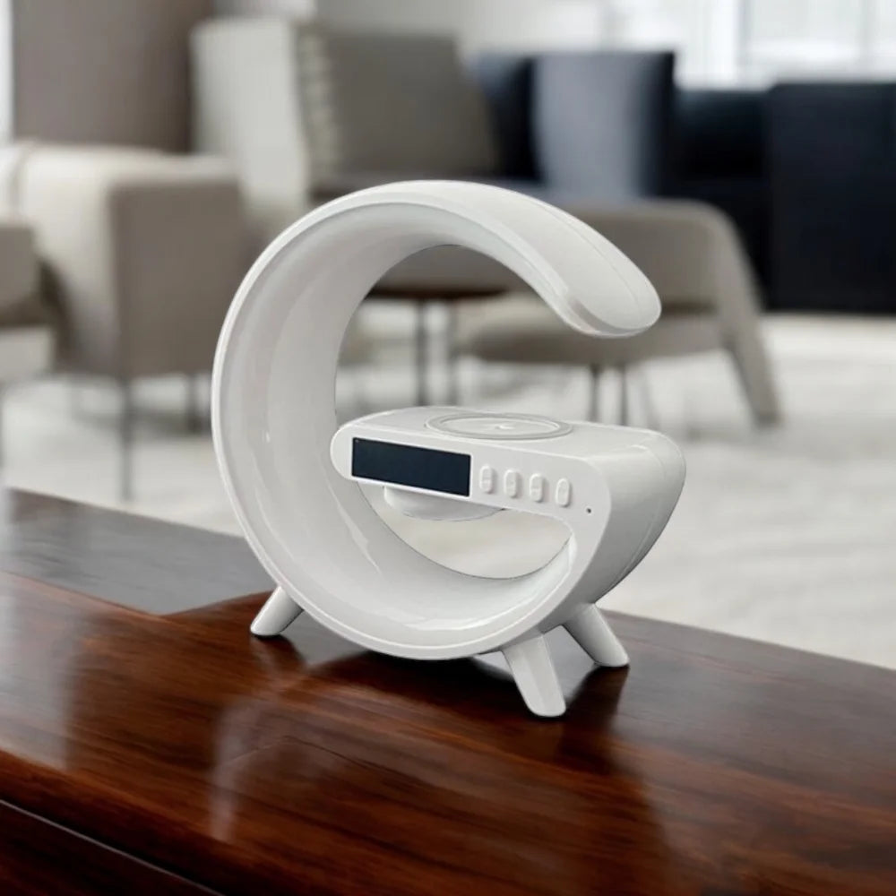 LumiSound 2w1: Głośnik Bluetooth z Lampą RGB i Szybkim Ładowaniem