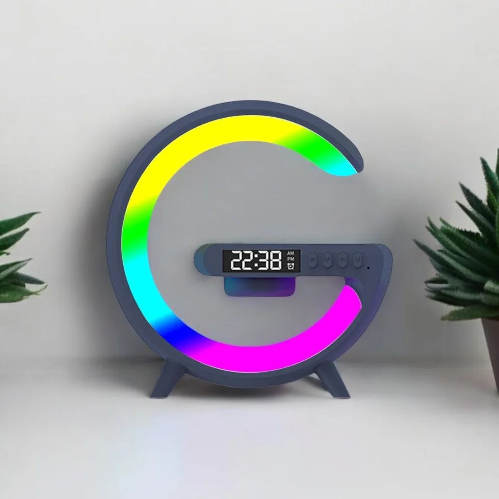 LumiSound 2w1: Głośnik Bluetooth z Lampą RGB i Szybkim Ładowaniem