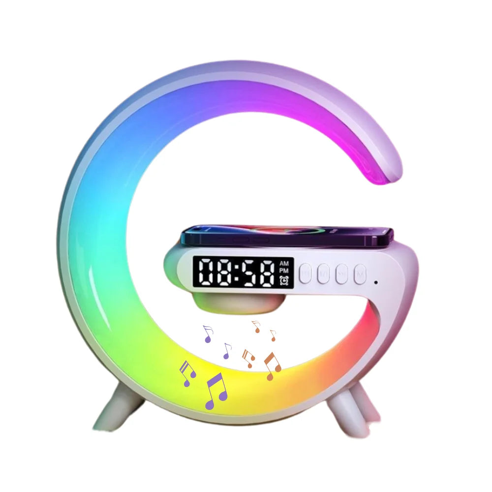 LumiSound 2w1: Głośnik Bluetooth z Lampą RGB i Szybkim Ładowaniem